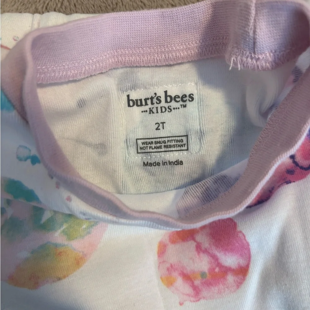 Burt's Bees Kids Pajamas with Planet Print - Picture 3 of 3